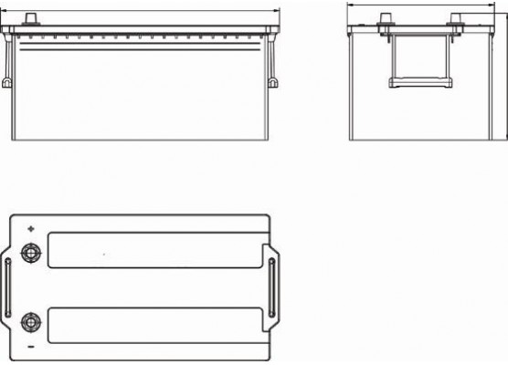 Μπαταρία Exide Professional Power EF2353 - 12V 235Ah - 1300CCA A(EN) εκκίνησης