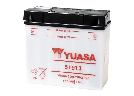 Μπαταρία μοτοσυκλετών YUASA Yumicron 51913 (ΜΕ ΥΓΡΑ) - 12V 19 (20HR) - 100 CCA (EN) εκκίνησης