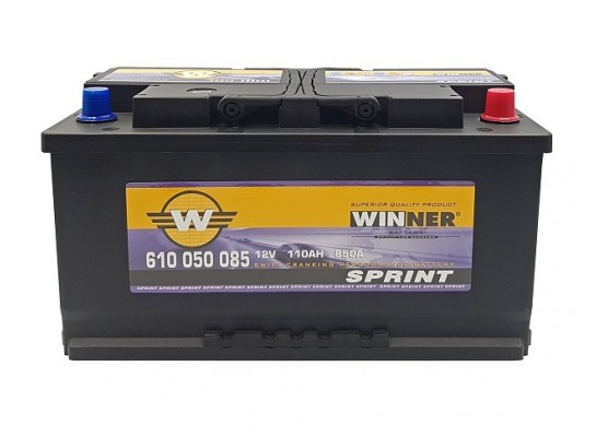 Μπαταρία Winner Sprint 610 050 085 SHD - 12V 110Ah - 850CCA εκκίνησης 