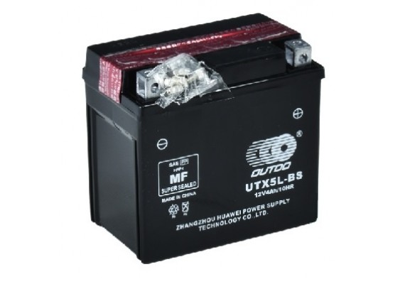 Μπαταρία μοτοσυκλετών OUTDO Maintenance Free UTX5L-BS - 12V 4Ah - 70CCA εκκίνησης