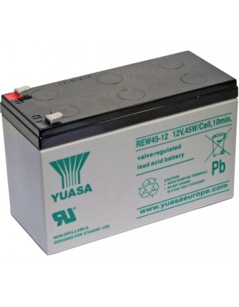 Μπαταρία YUASA REW45-12 long life VRLA - AGM τεχνολογίας - 12V 45 watt / κελί