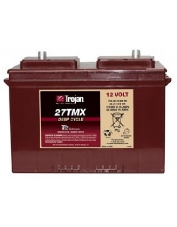 Μπαταρία Trojan Deep - Cycle Flooded βαθιάς εκφόρτισης 27TMX - 12V 105Ah