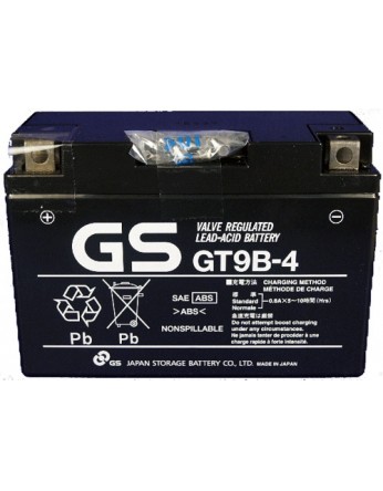 Μπαταρία μοτοσυκλετών GS AGM (factory activated) GT9B-4 - 12V 8.4Ah (20HR) - 130 CCA(EN) εκκίνησης