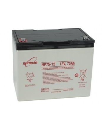 Μπαταρία GENESIS NP75-12 VRLA - AGM τεχνολογίας - 12V 75Ah 