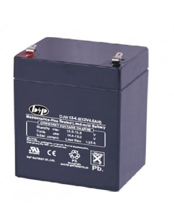 Μπαταρία B&P DJW 12-4.5 VRLA - AGM τεχνολογίας - 12V 4.5Ah (C20)