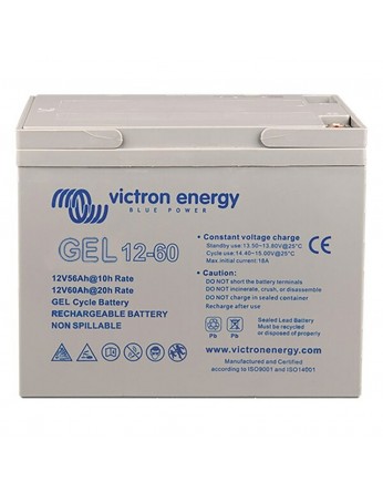 Μπαταρία VICTRON 12-60 GEL - VRLA τεχνολογίας - 12V 60Ah (C20)