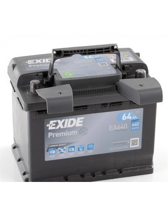 Μπαταρία αυτοκινήτου Exide Premium EA640 - 12V 64 Ah - 640CCA A(EN) Εκκίνησης