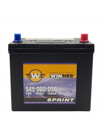 Μπαταρία κλειστού τύπου Winner Sprint 545 023 036 - 12V 45Ah - 360CCA(EN) εκκίνησης