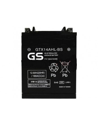 Μπαταρία μοτοσυκλετών GS Maintenance Free GTX14AHL-BS - 12V 12 Ah(10HR) - 190 CCA(EN) εκκίνησης