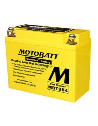 Μπαταρία μοτοσυκλετών MOTOBATT MBT9B4 - 12V 9 (10HR)Ah - 140CCA εκκίνησης