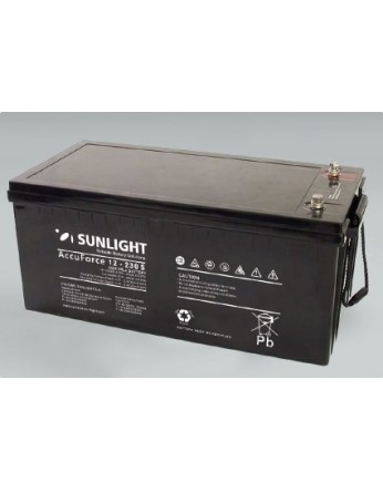 Μπαταρία Sunlight Accuforce Solar 12-230S VRLA - AGM τεχνολογίας 12V - 230Ah (C100) 