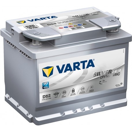 Μπαταρία αυτοκινήτου Varta Start Stop AGM D52 - 12V 60 Ah - 680CCA A(EN)  εκκίνησης - Μπαταρίες Αθήνα - μπαταρίες αυτοκινήτων | Ε-kiriazis