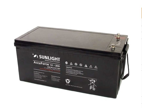 Μπαταρία Sunlight Accuforce12-200 VRLA - AGM τεχνολογίας 12V - 200Ah (C10)  - e-kiriazis.gr