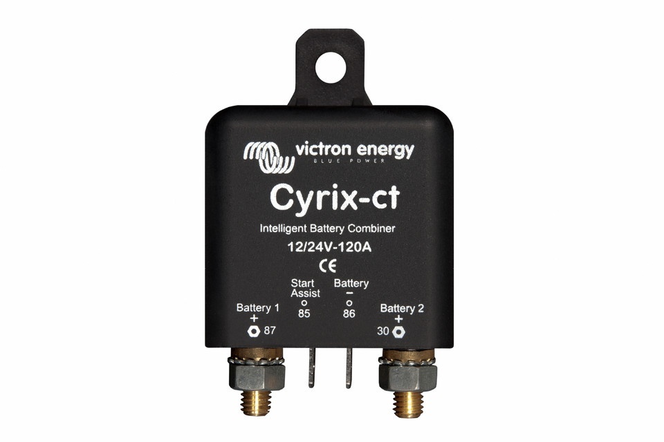 Victron Cyrix-ct 12/24V-120A Έξυπνος διαχωριστής - συνδυαστής μπαταριών -  e-kiriazis.gr