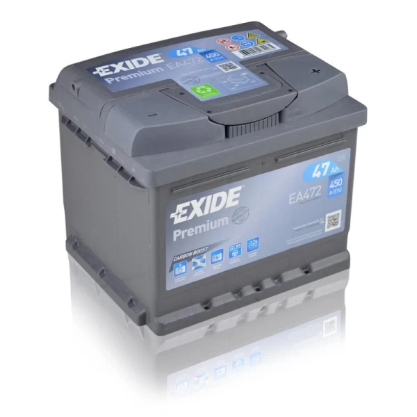 EXIDE Battery Premium EA472 12V 47Ah 450CCA A(EN)