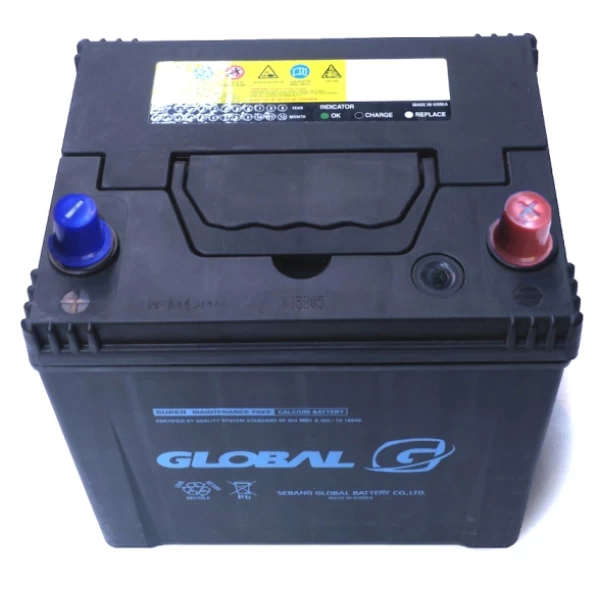 GLOBAL Battery SMF 55D23L 12V 60Ah 630CCA