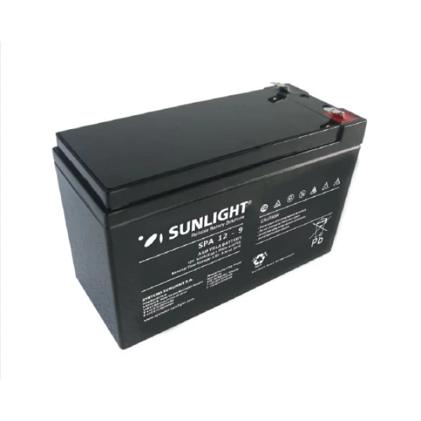 SUNLIGHT Battery SPA12-9 12V 9Ah (C20) VRLA - AGM