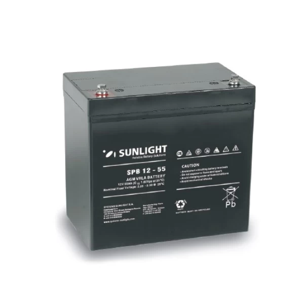 SUNLIGHT Battery SPB12-55 12V 62Ah (C20) VRLA - AGM