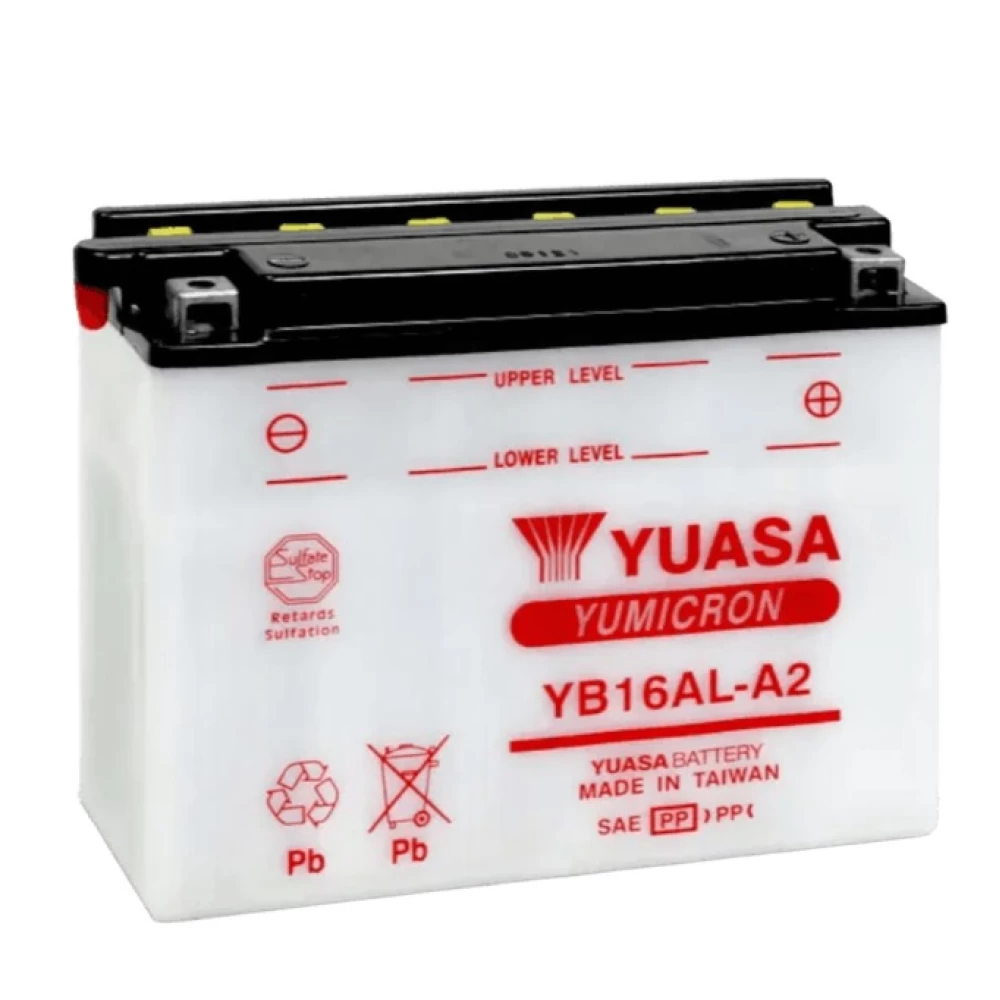 Μπαταρία YUASA Yumicron YB16AL-A2 12V 16Ah 200CCA (EN)