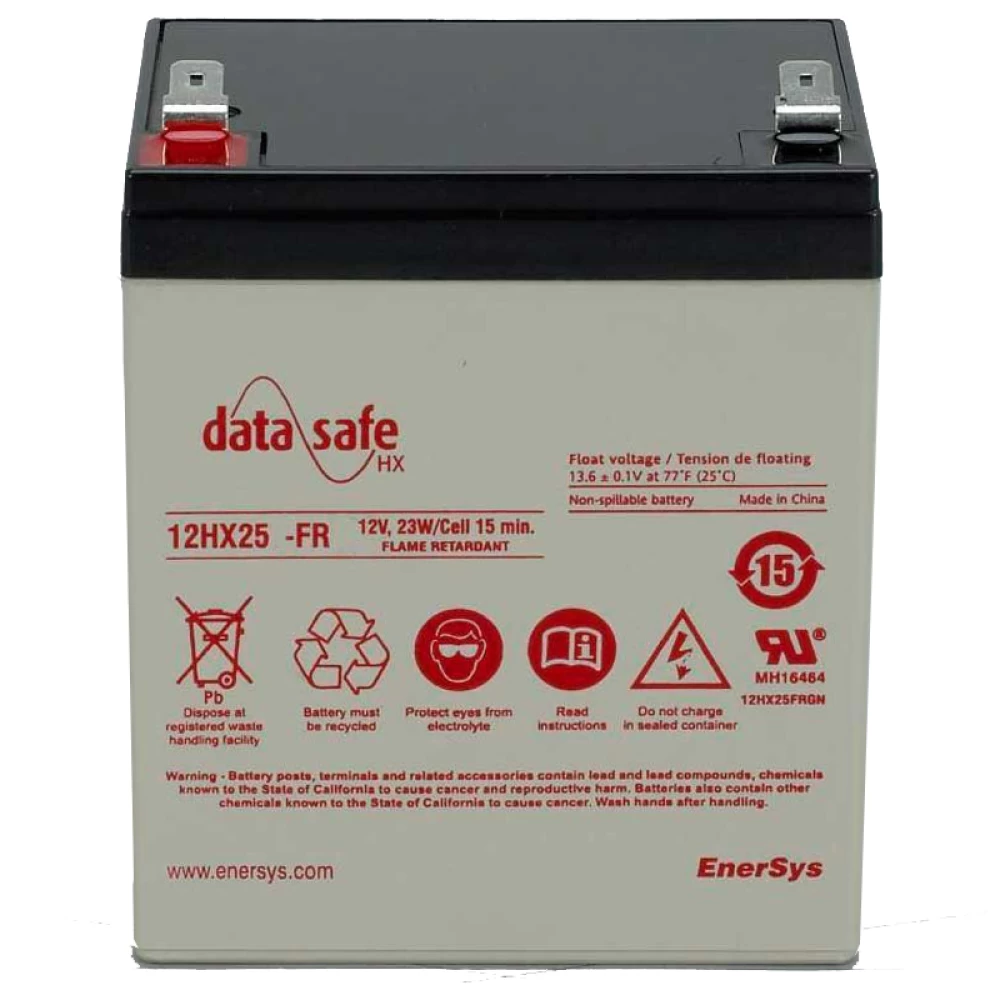 Μπαταρία ENERSYS Datasafe 12HX25 12V 23 watt/κελί Flame Retardant