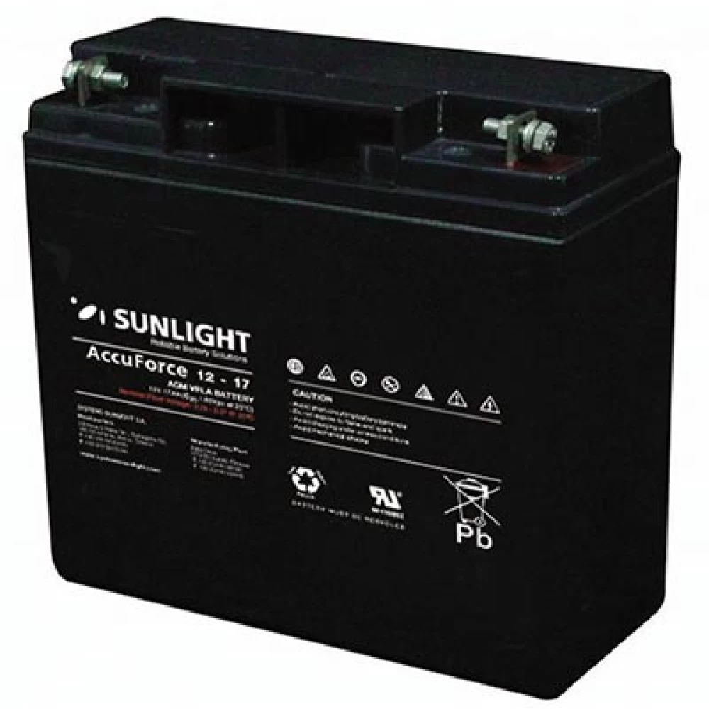 Μπαταρία SUNLIGHT Accuforce 12-17 12V 17Ah (C10) VRLA - AGM